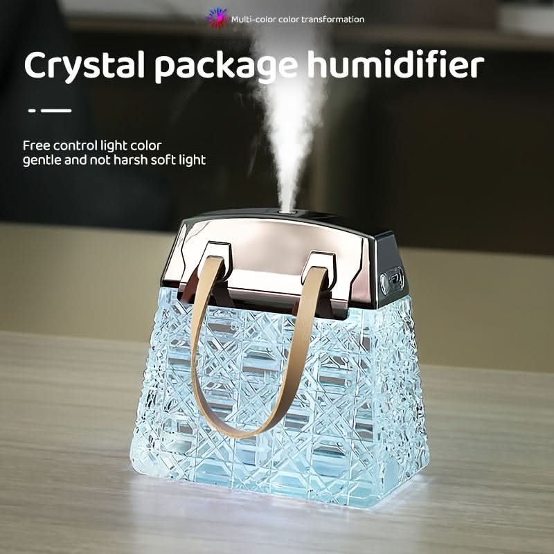 Crystal Bag USB Humidifier with Aromatherapy & LED Mood Light