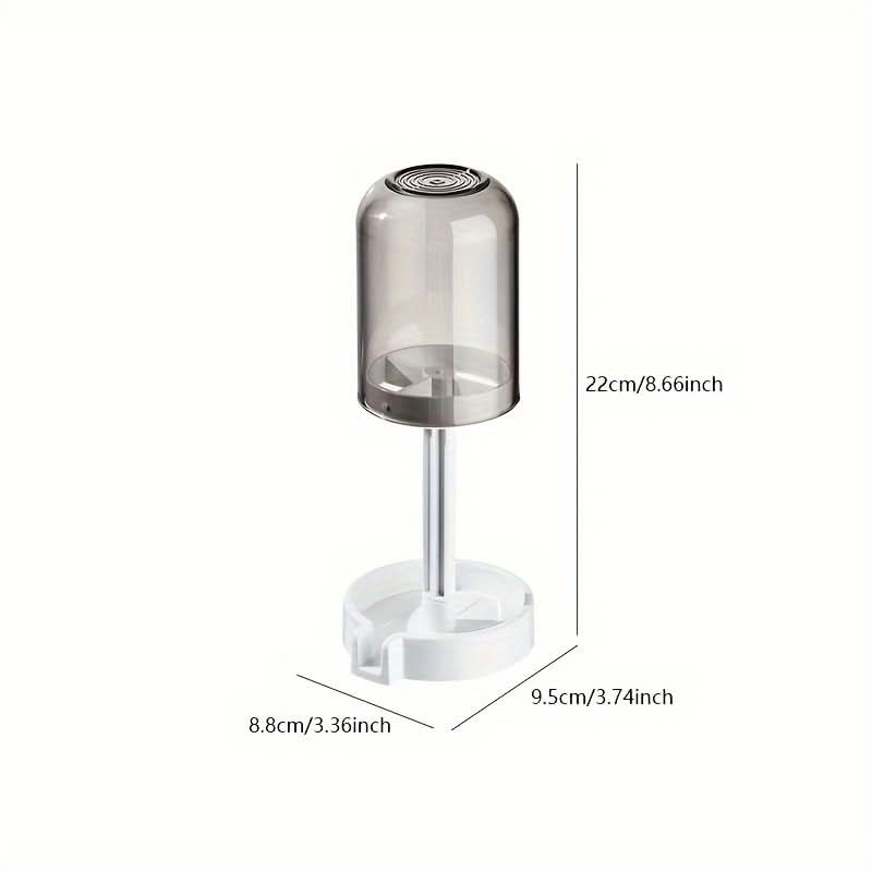 Sleek Toothbrush Holder & Mouthwash Cup Set for Couples