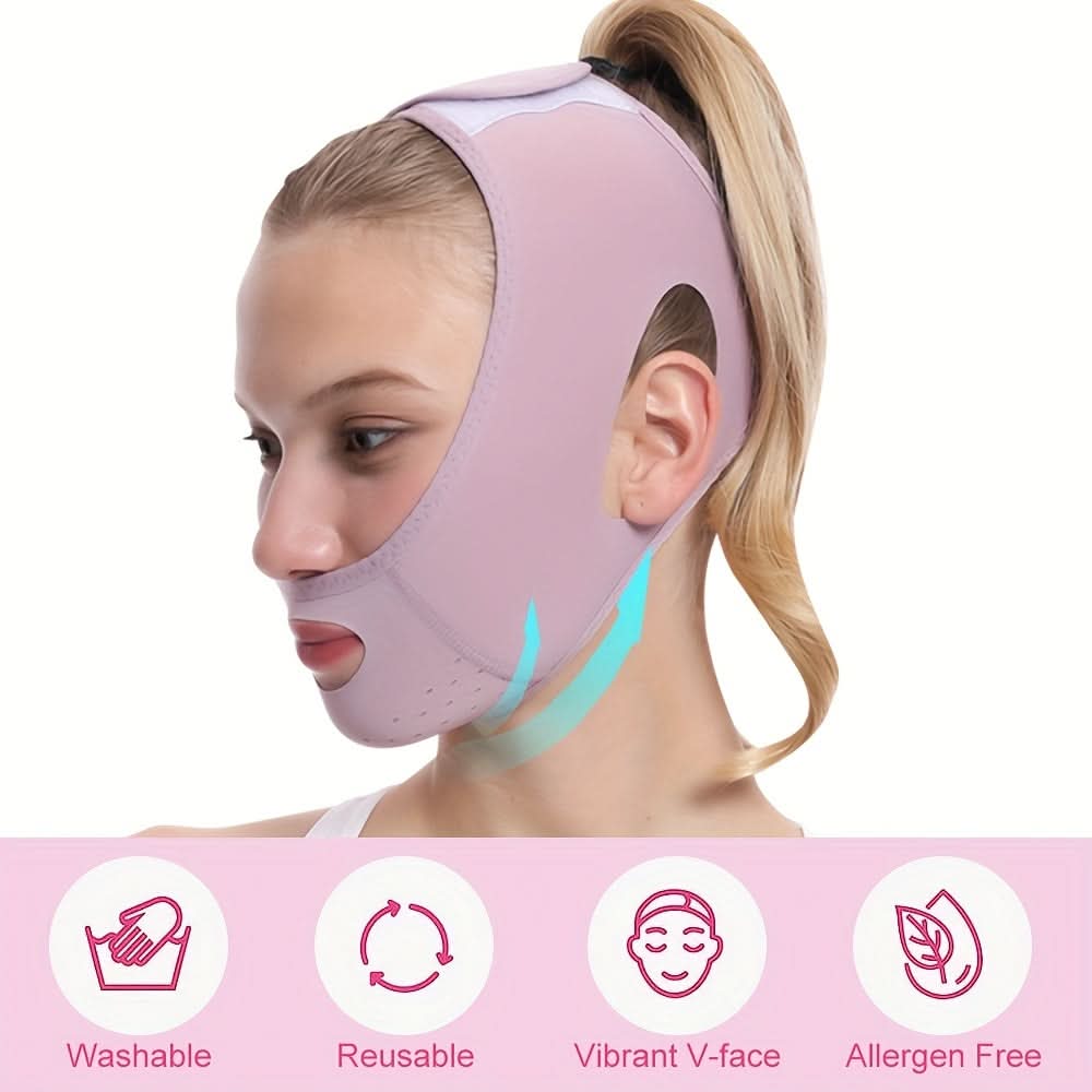 V-Face Sculpting Belt - Ultra-Thin Breathable Lifting Mask for Women