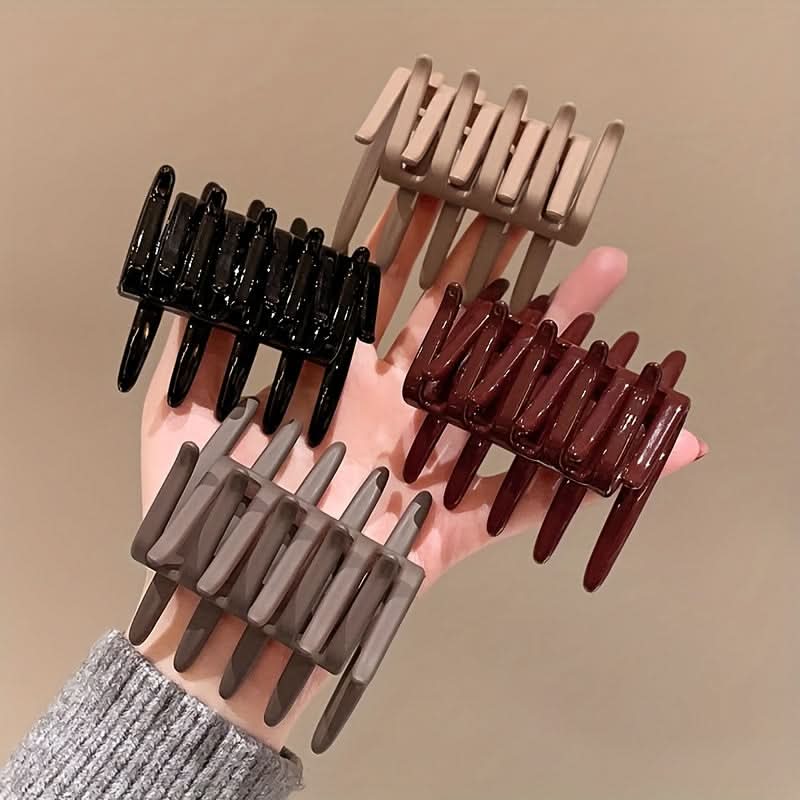 Chic Cross-Style Hair Clip – Medium-Sized, Durable