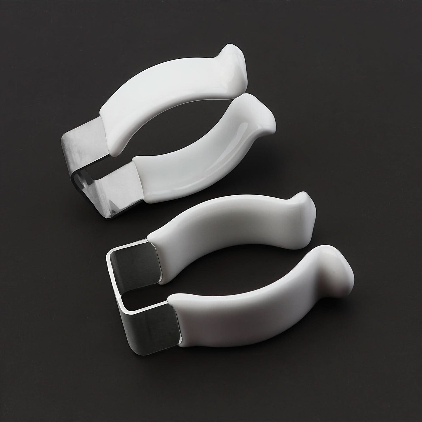 10-Pack T8 Stainless Steel U-Clip Brackets for Fluorescent LED Bulb Installation