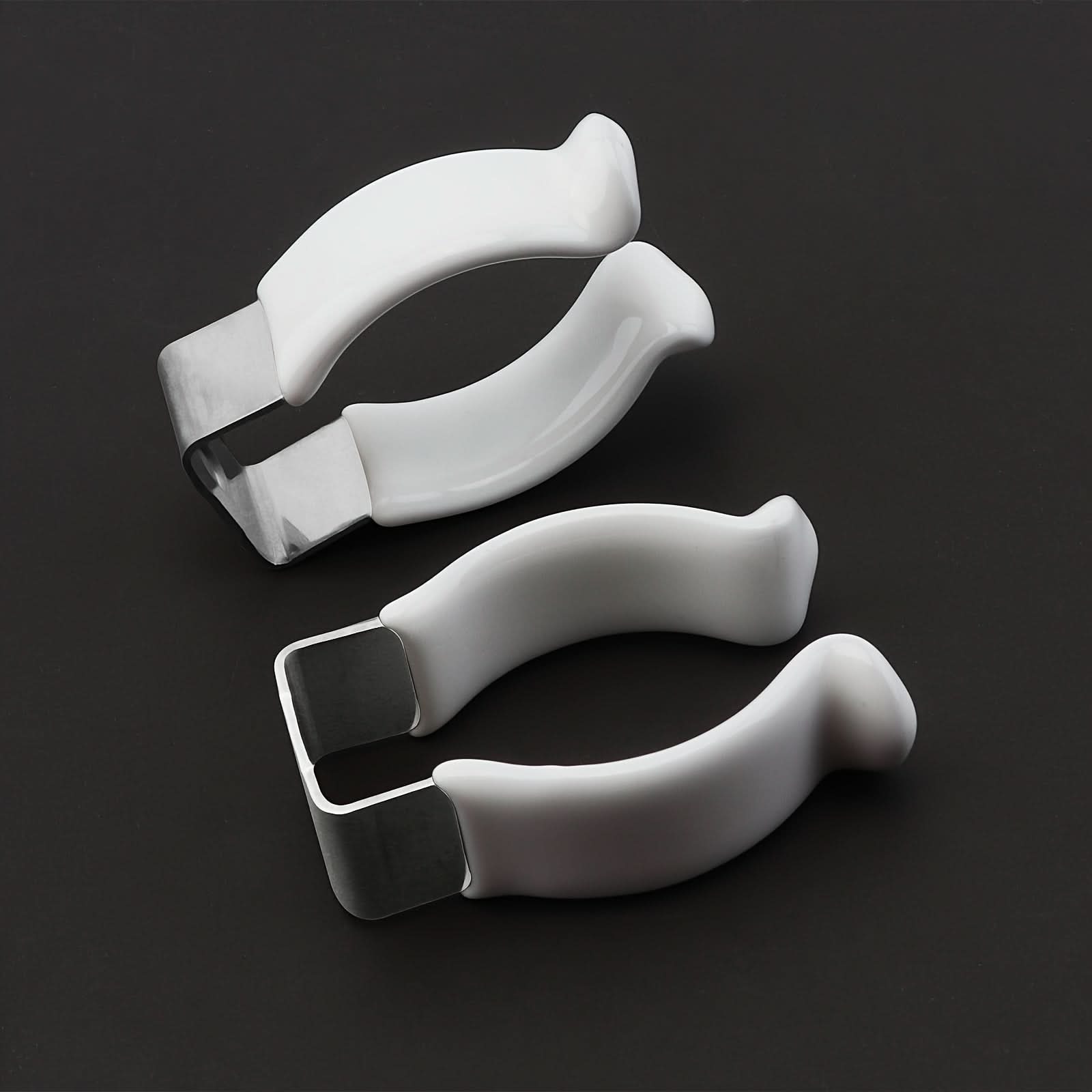 10-Pack T8 Stainless Steel U-Clip Brackets for Fluorescent LED Bulb Installation