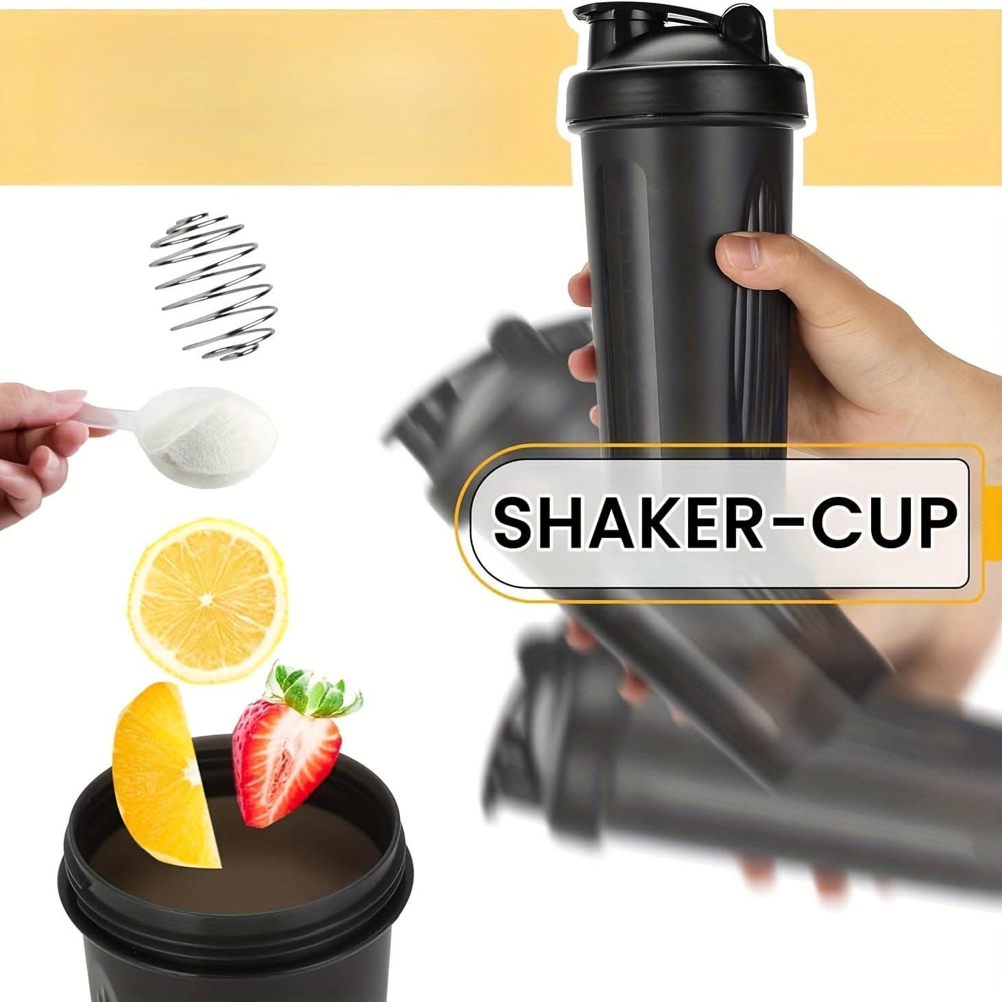 28oz Protein Shaker Bottle – Leak-Proof & Durable