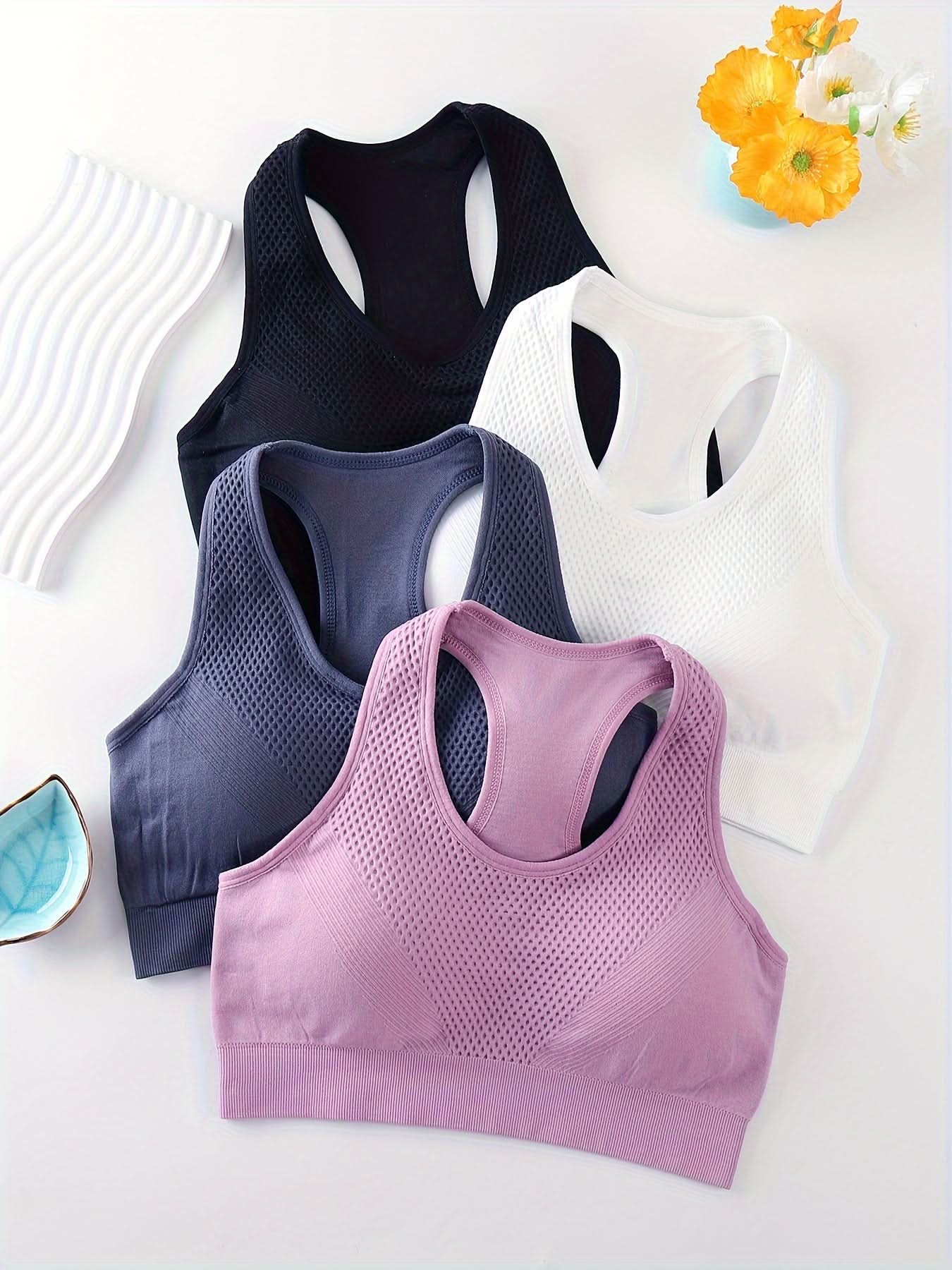 4-piece Pack Women’s Racerback Sports Bras
