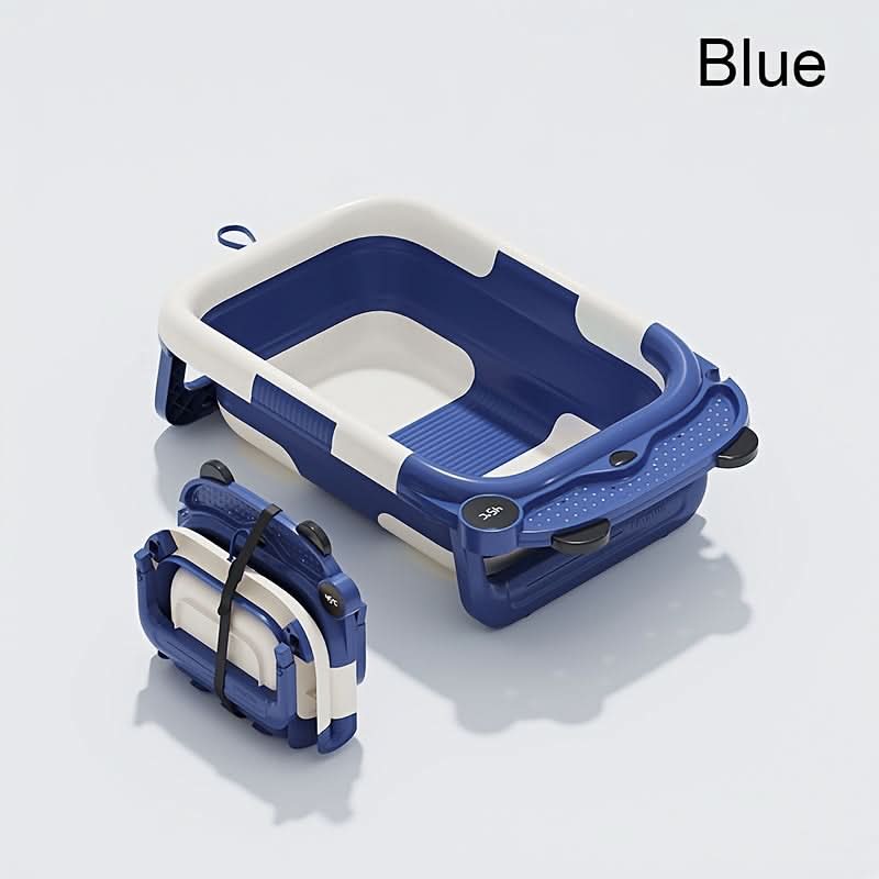 Premium Foldable Baby Bathtub Set with Temperature Gauge