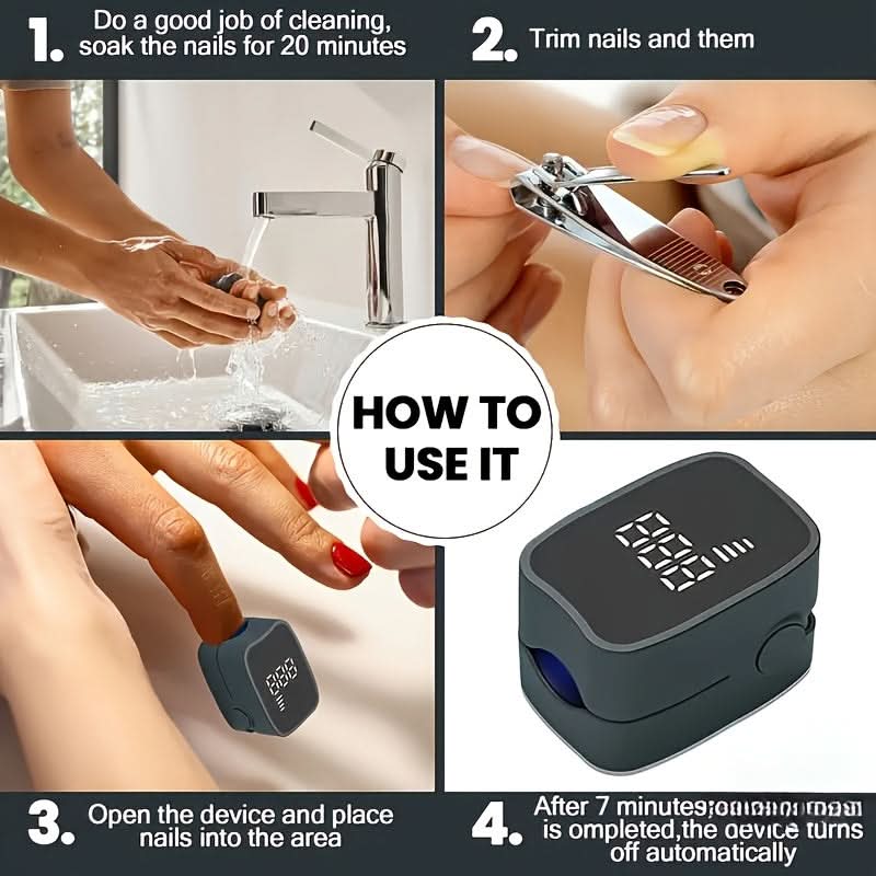 Portable UV LED Nail Dryer – Rechargeable