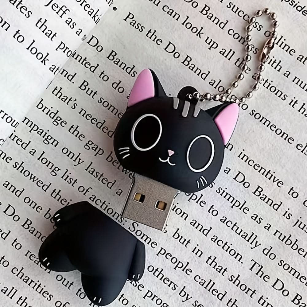 128MB Cat-Shaped USB 2.0 Flash Drive