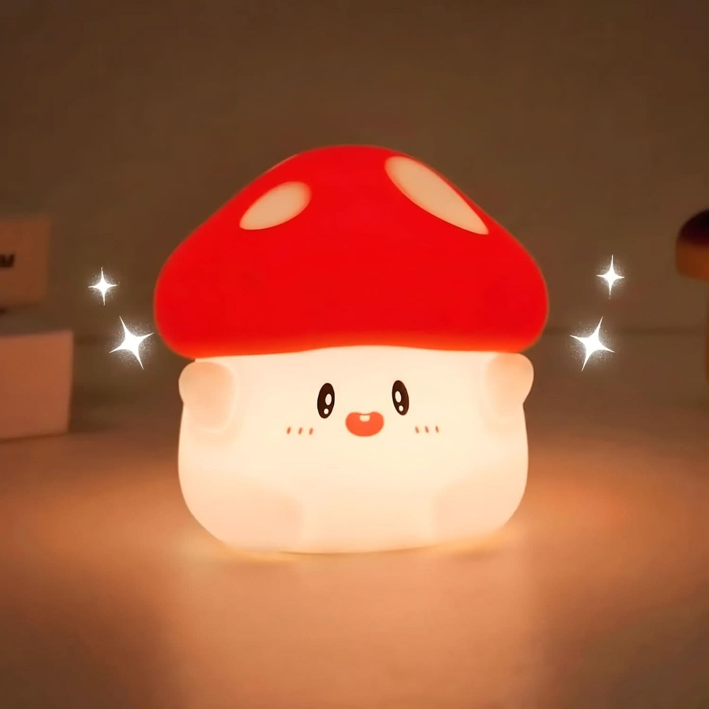 Rechargeable Mushroom LED Night Light