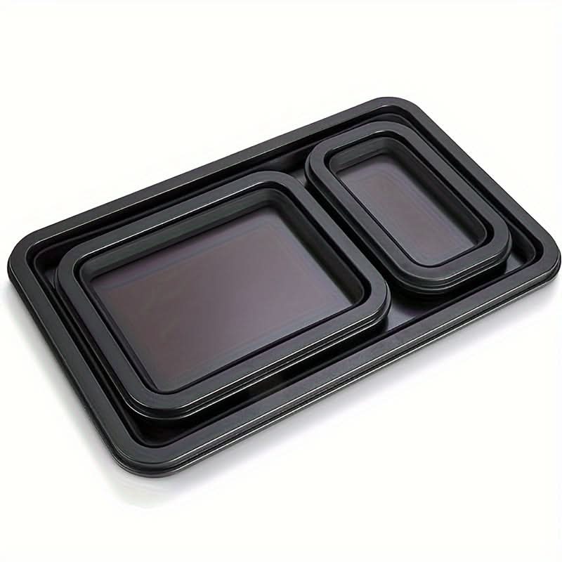 3-Piece Magnetic Silicone Tray Set for Tools