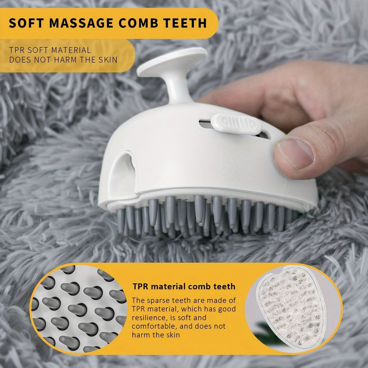 USB Rechargeable Pet Grooming Brush with Spray