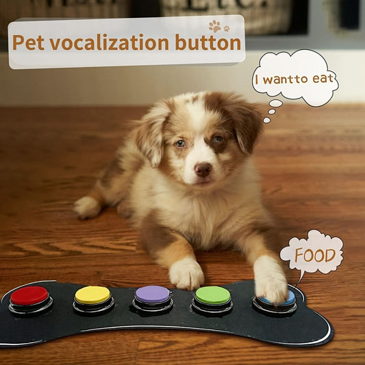 Interactive Dog Talking Training Button