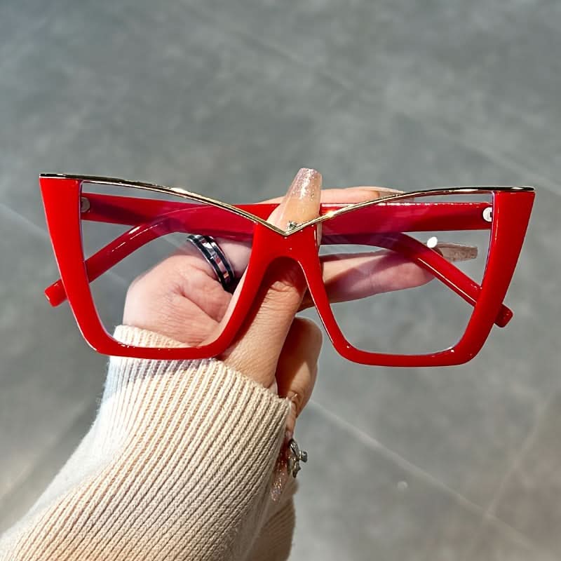 Vibrant Jelly Color Frame Vintage Cat Eye Glasses – Fashion Meets Function