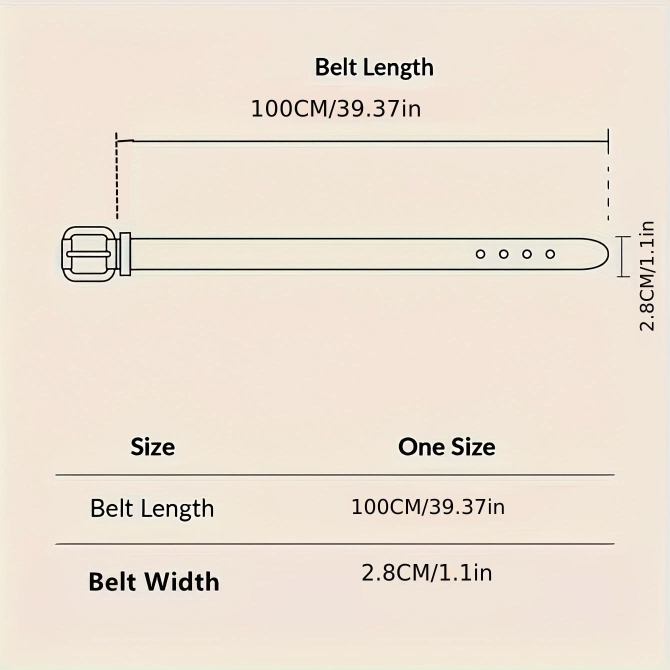 Vintage Hollow PU Leather Belt for Men & Women – Adjustable Metal Buckle