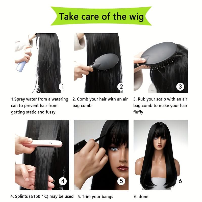 Elegant 12-Inch Bob Wig with Bangs – Curly Wave Style