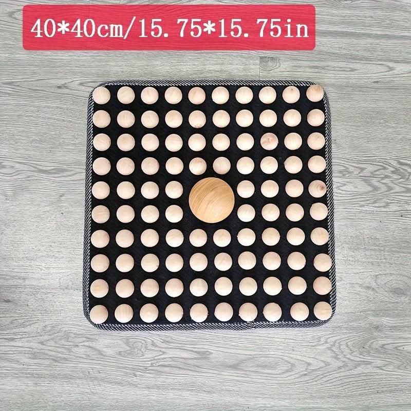 Wooden Foot Massage Mat with Large Acupressure Ball – Stress Relief