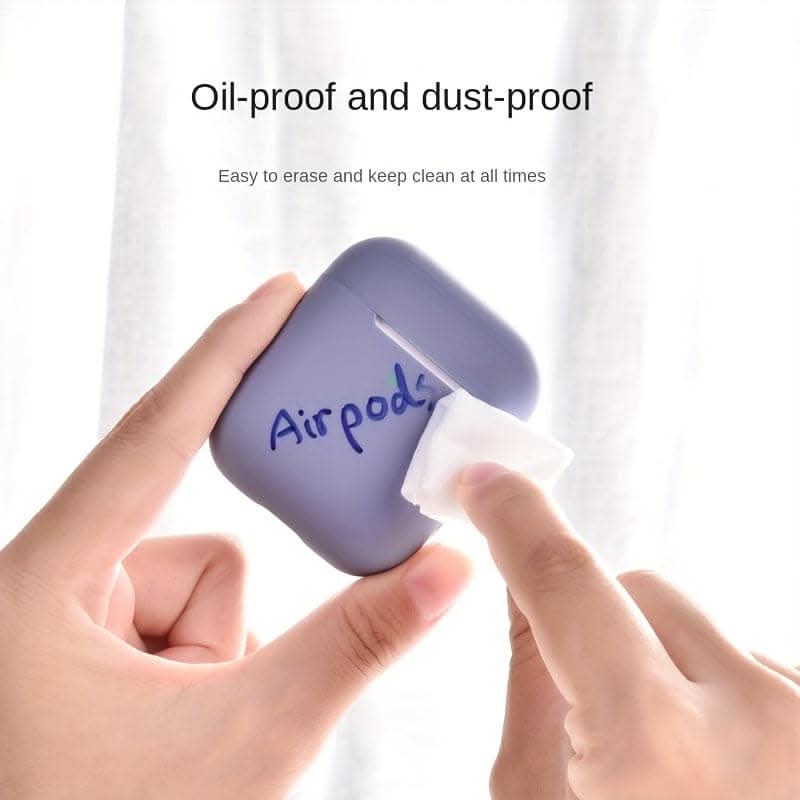 Protective Silicone Case for AirPods - Compatible with 1st & 2nd Gen