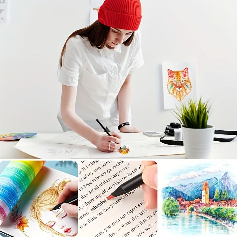 10 Pc Rainbow Magic Markers – Gradient Color Art & Doodle Pens