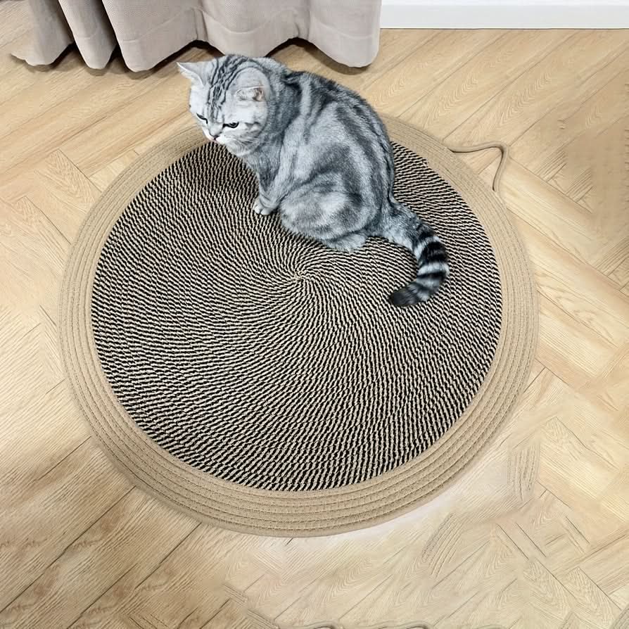 2-in-1 Cat Scratching Mat & Bed