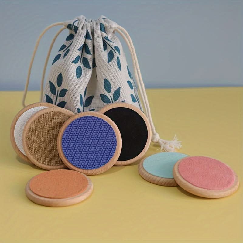Wooden Sensory Matching Game for Toddlers – Color Recognition & Memory Training Toy