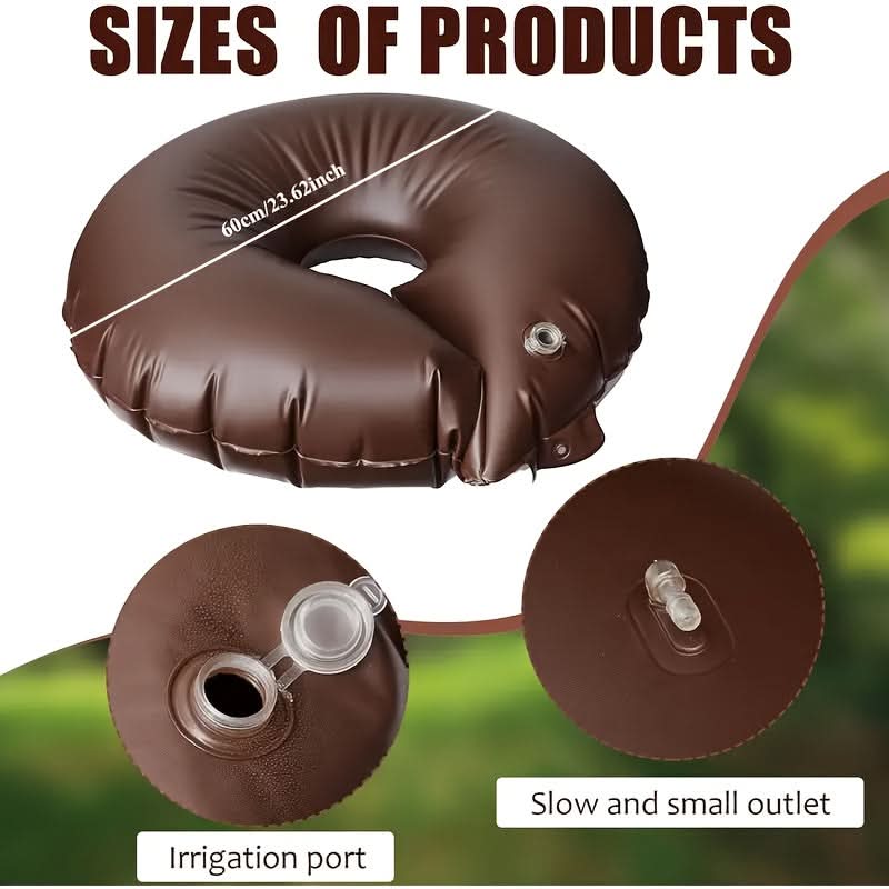 3-Pack 10-Gallon Tree Watering Bags – Slow-Release PVC Irrigation Rings