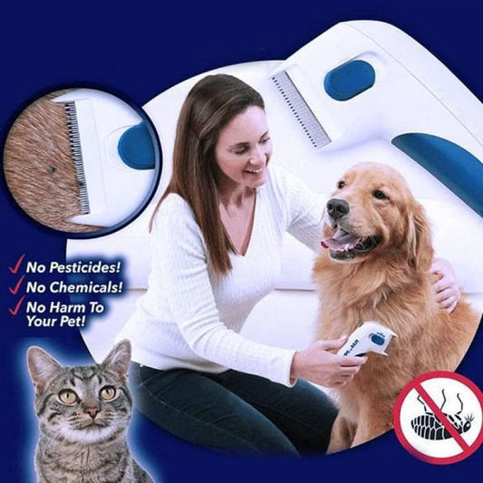 Electric Flea Comb Lice Remover for Pets