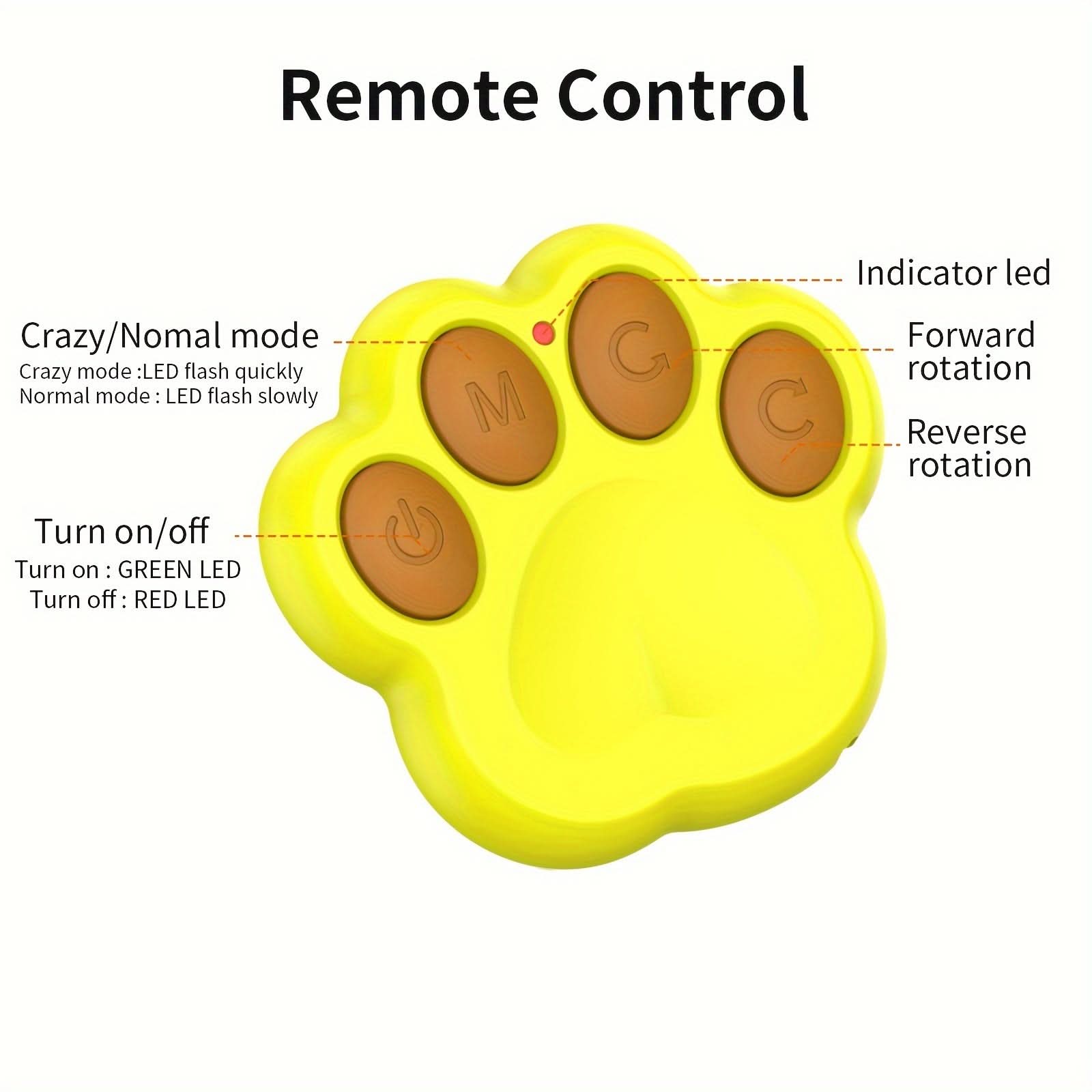 USB Rechargeable Interactive Pet Ball - Jumping & Rolling Modes