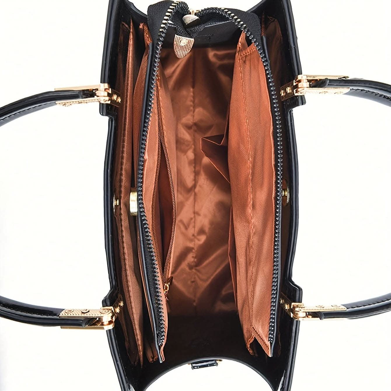 Large Capacity Crocodile Print Tote- Everyday Handbag with Spacious Interior and Design