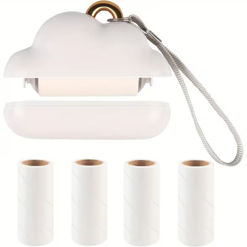 Adhesive Lint Roller – Washable Sticky Hair Remover with Reusable Tearable Sheets