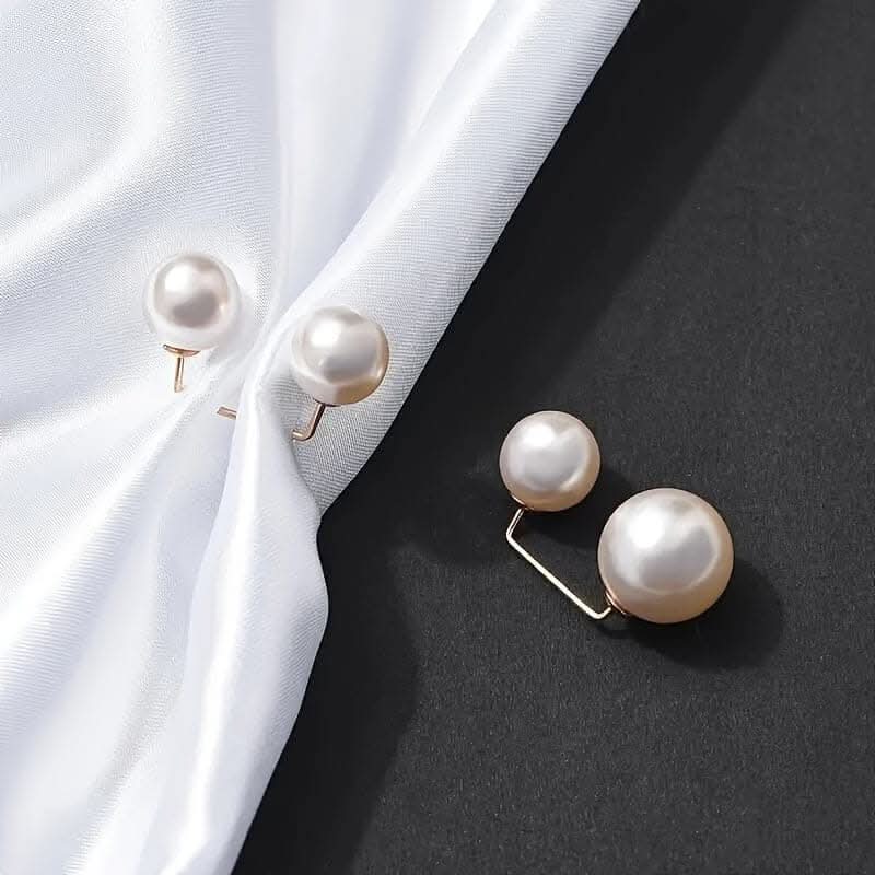 Pack of 3 Pearl Brooch Pins for Waist Cinching