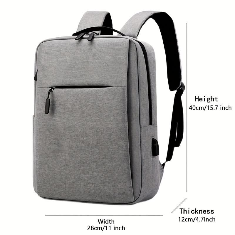 Compact Business Laptop Bag with USB Charging