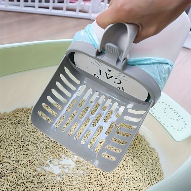 Cat Litter Scoop with Bag Holder