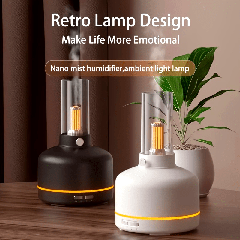 Tooluck USB Aromatherapy Humidifier – 7-Color LED, Quiet, Auto Shut-Off