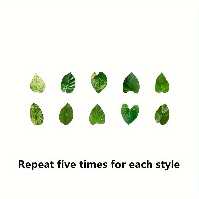 50pcs Vibrant Fallen Leaves Washi Tape Roll