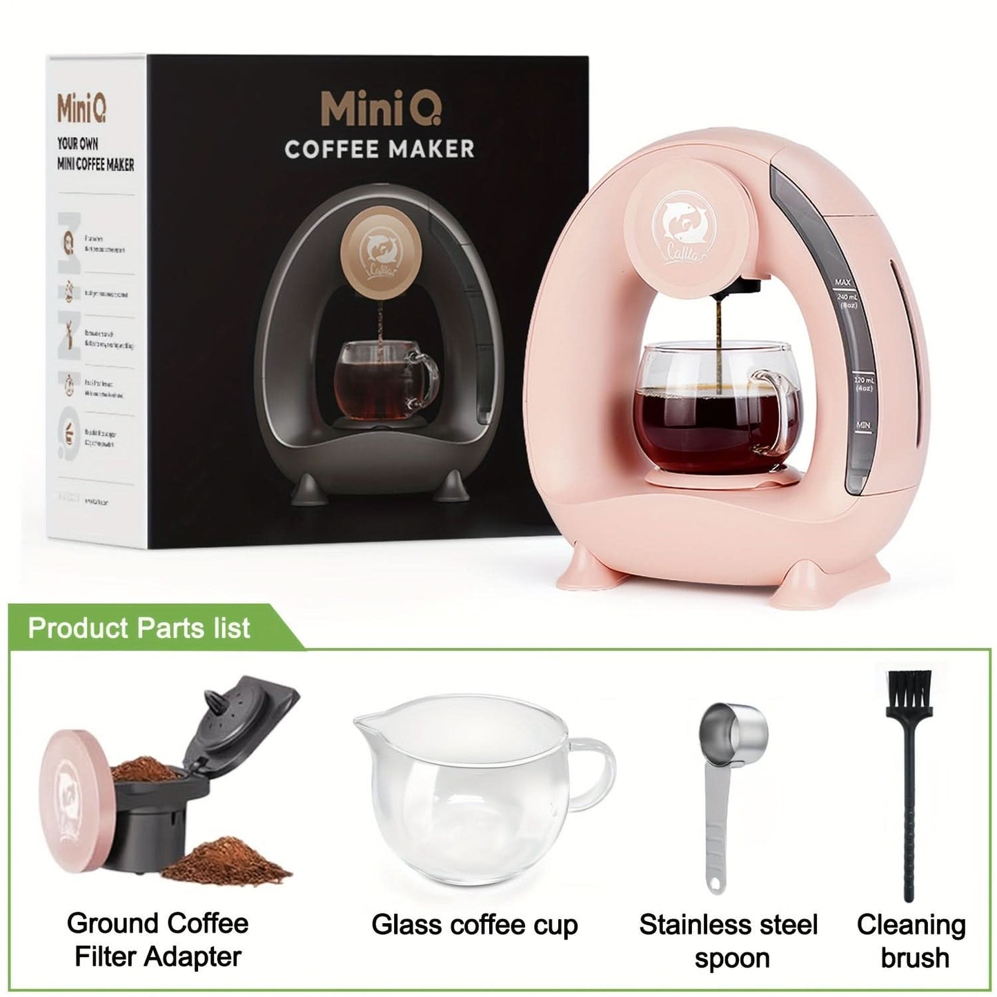 Compact Single Serve Travel Coffee Maker