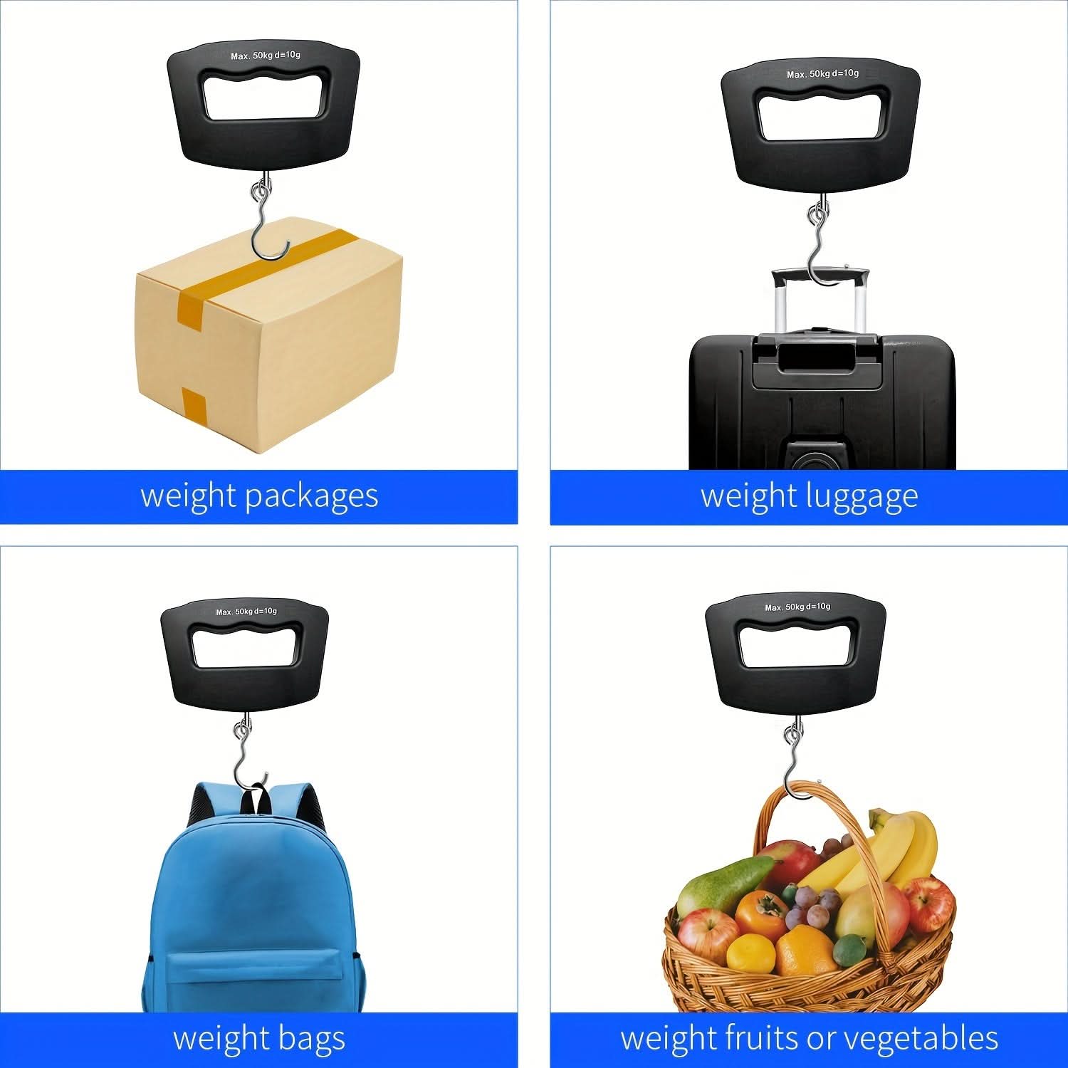 Portable Digital Luggage Scale for Travelers