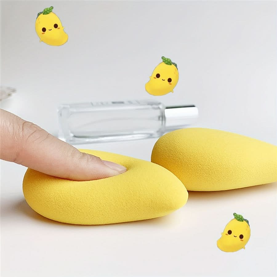 Mango-Shaped Makeup Sponge