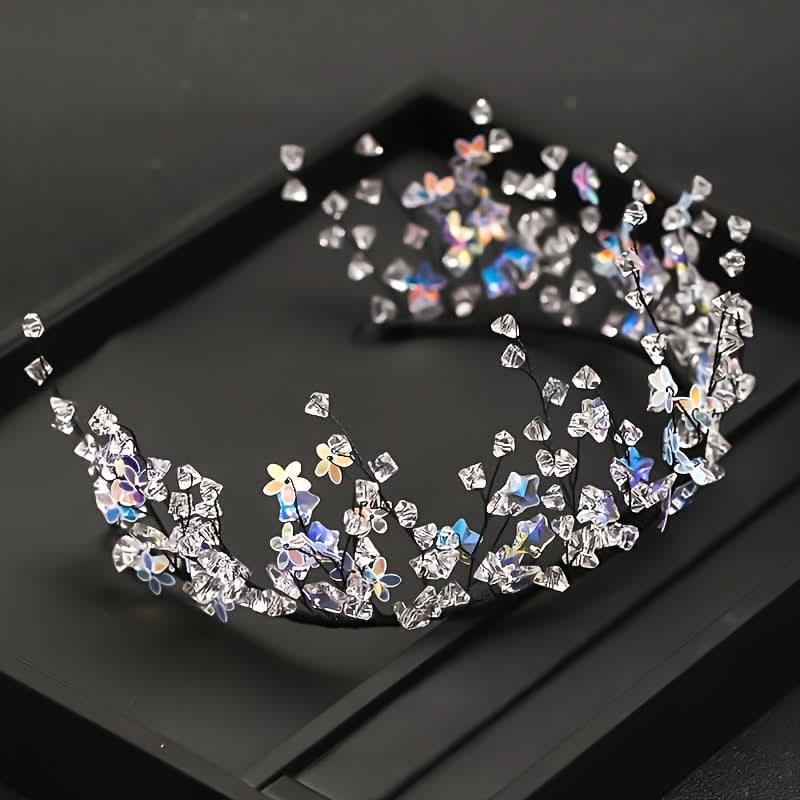 Elegant Rhinestone Tiara Headband for Weddings