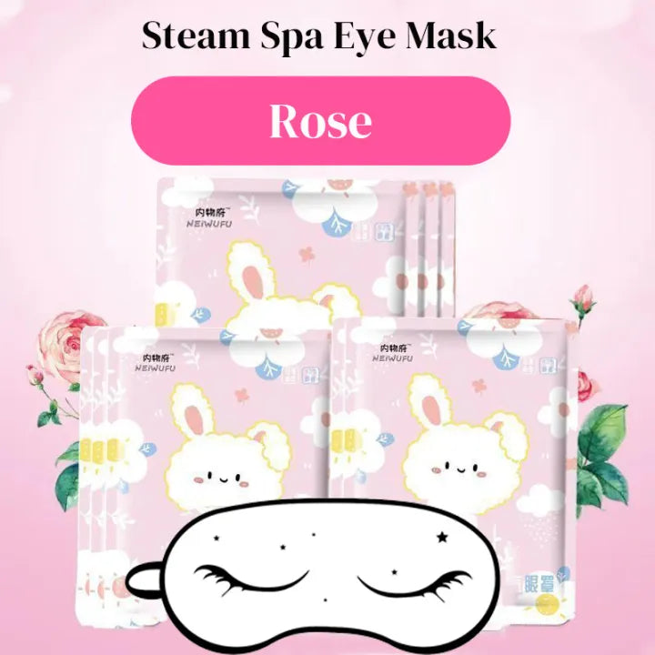 Steam Eye Mask – Warm Compress Sleep Mask for Eye Fatigue Relief & Relaxing Heated Comfort
