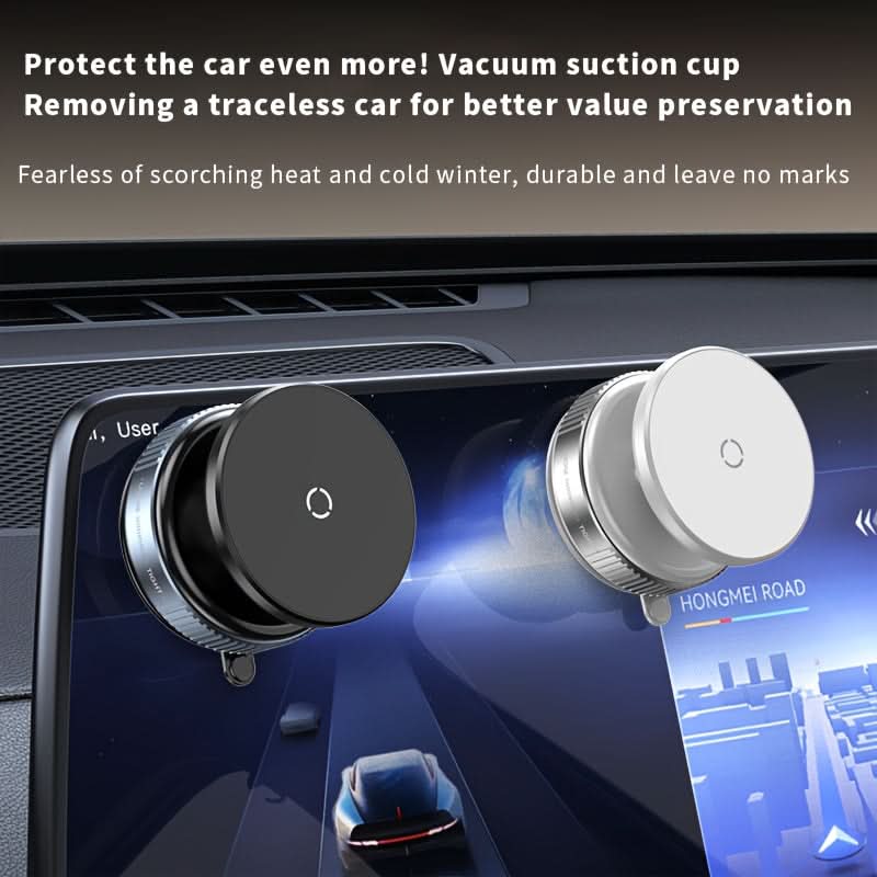 Rotating Magnetic Suction Cup Phone Holder – Portable