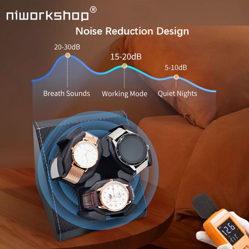 3-Slot Automatic USB Powered Watch Winder