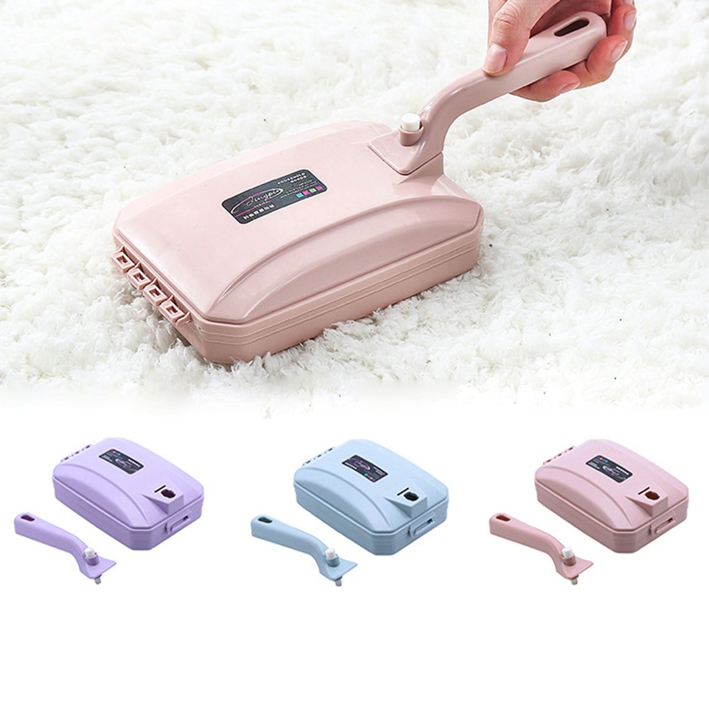 Handheld Roller Dust Remover Brush - Manual Lint & Pet Hair Cleaning Tool