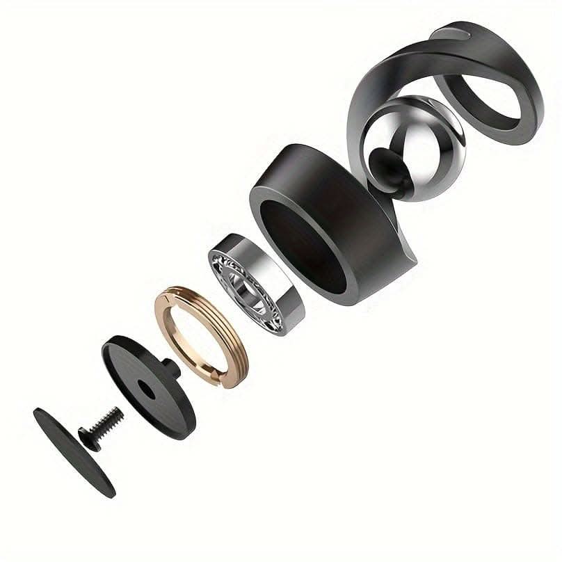 Metal Kinetic Desk Sculpture – Rotating Balance Art for Office & Home Decor