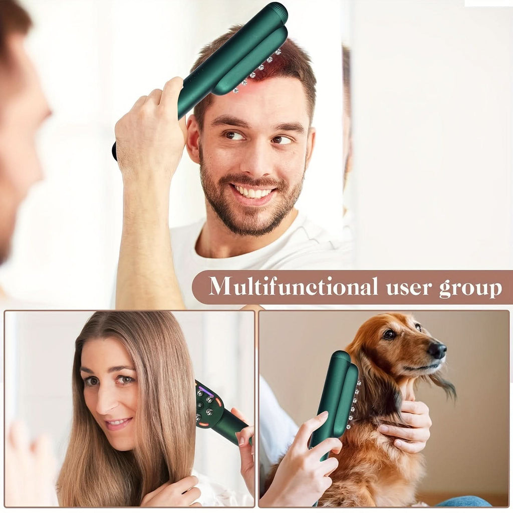 USB Rechargeable Hair Oil Applicator Comb