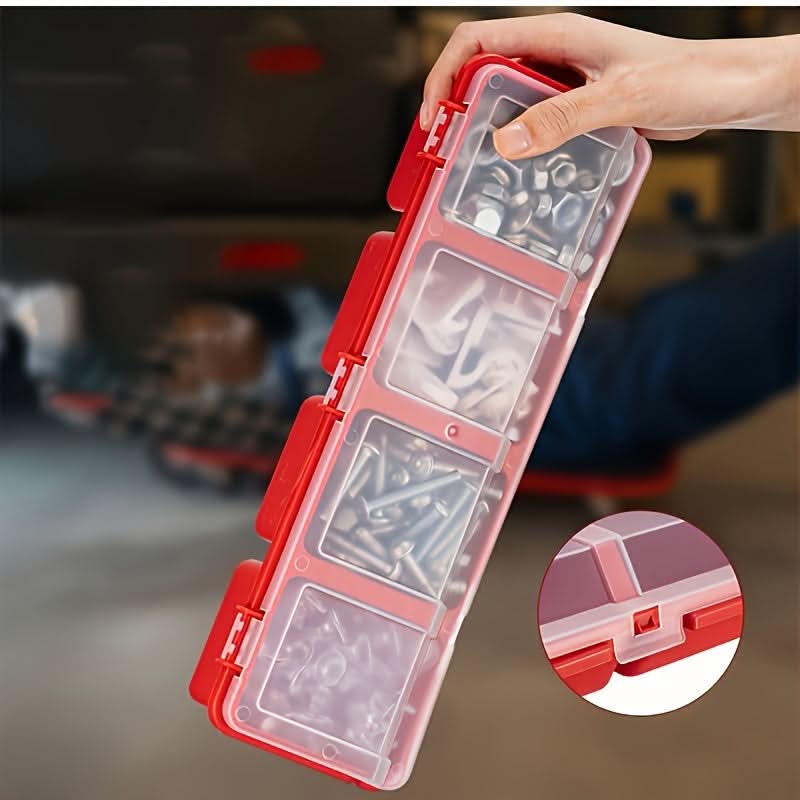 4-Compartment Small Parts Organizer Box