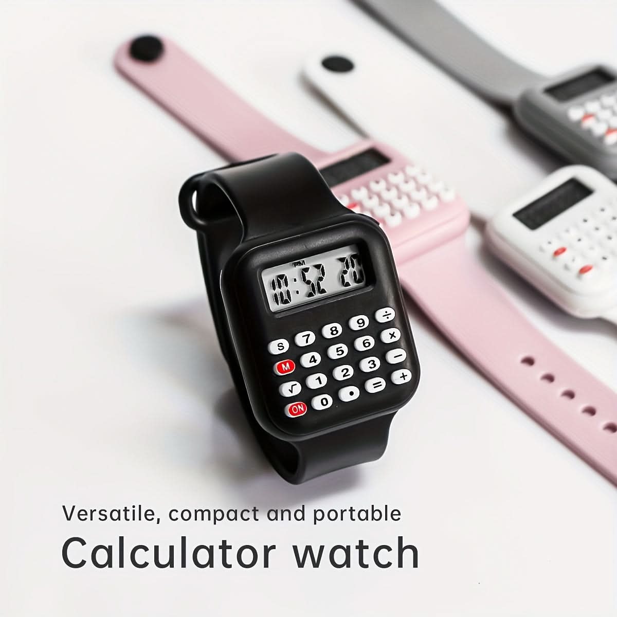 7-Piece Electronic Watch with Calculator & Display