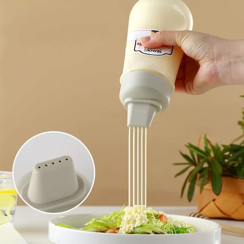 Leakproof Squeeze Sauce Bottles - Refillable Condiment Dispensers