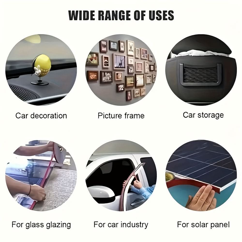 Waterproof Self-Adhesive Rubber Strip - 10mm x 5m