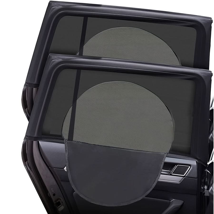 Car Privacy Window Screen – UV Protection Mesh with Zipper