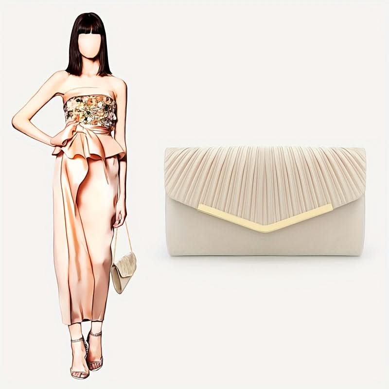 Stylish Envelope Clutch – Formal Fabric Evening Bag