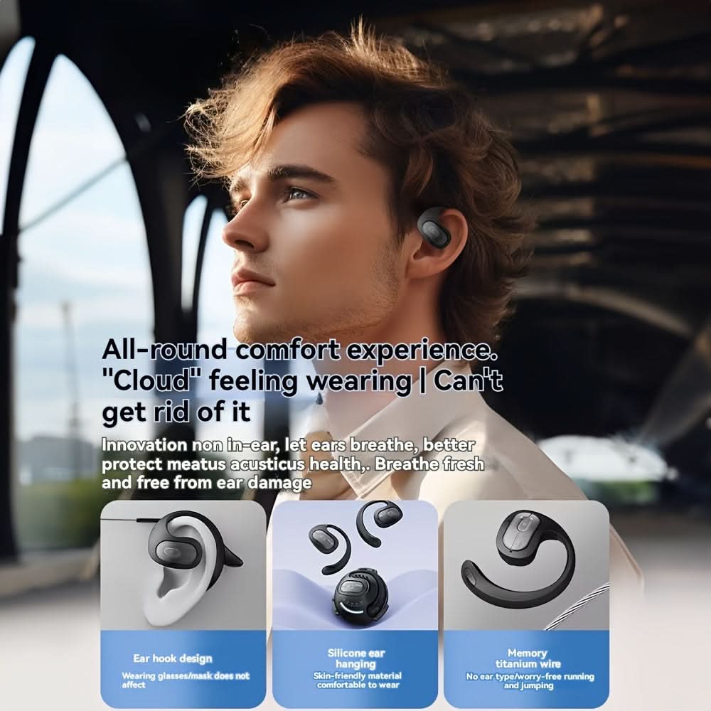 Hi-Fi Bass True Wireless Earbuds, Noise Cancelling Sports Headphones